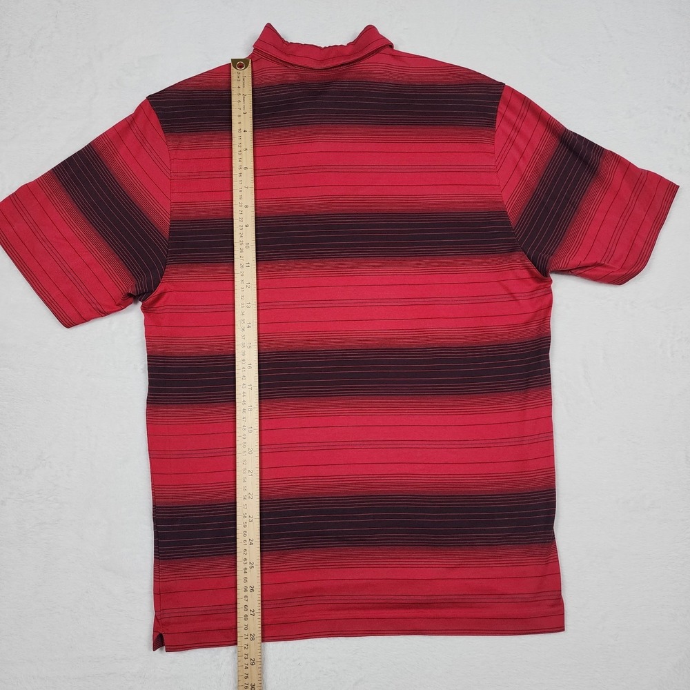 Nike Tiger Woods Collection Golf Polo Shirt Mens Small Red Dri Fit Performance - Picture 7 of 9